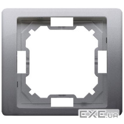 Рамка Neos BASIC 1x, сталь inox (BMRC1/21)
