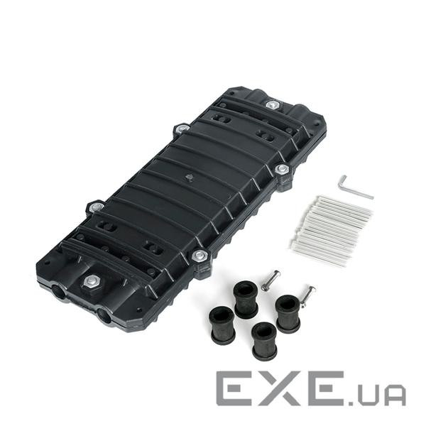 Муфта горизонтальна оптична, водоніпроникна 12 волокон ,Q1 (10143)