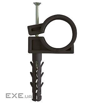 Обойма для труб та кабелю APRO 15-16 мм (пач. 50 ш (APRO 15-16 мм (пач. 50 шт.) черная)