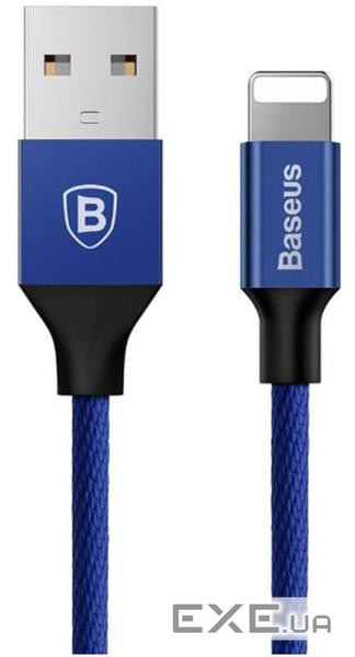 Дата кабель USB 2.0 AM to Lightning 1.8m navy blue Baseus (CALYW-A13)