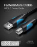 Кабель для принтера Vention USB A Male - B Male Print 5 м (VAS-A16-B500)