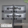 Кріплення настільне для 4-х моніторів BRATECK LDT66-C048 17"-32" Black