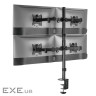 Кріплення настільне для 4-х моніторів BRATECK LDT66-C048 17"-32" Black