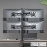 Кріплення настільне для 4-х моніторів BRATECK LDT66-C048 17"-32" Black