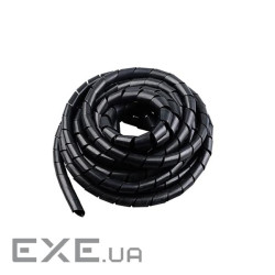 Спіральний кабельний організатор, діаметр 25mm, довжина 2.2m, Black (YT-25-2.2W) 2.2m, Black (YT-25-2.2W)