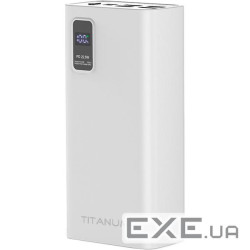 Повербанк TITANUM 728S 30000mAh White (TITANUM 728S 30000mAh 22.5W White)