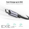 Дата кабель USB 2.0 AM to Micro 5P 2.0m US290 Aluminum Braid Black Ugreen (60148)
