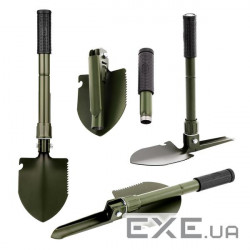 Тактична лопата 2E Compact складно, 1.5 мм, 41 см, 0.45 кг, чохол (2E-FS41)