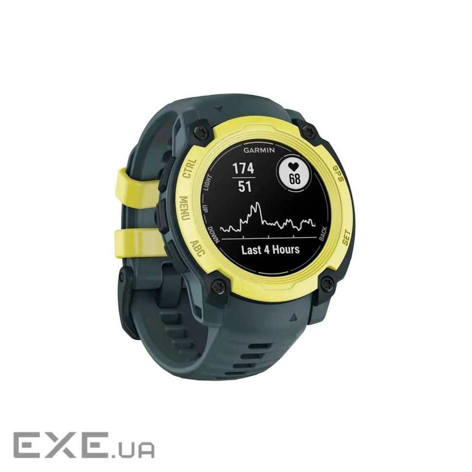 Смарт-годинник Garmin Instinct E, 40 mm, Electric Lime Bezel w/ Twilight Band, GPS см (010-02932-01)