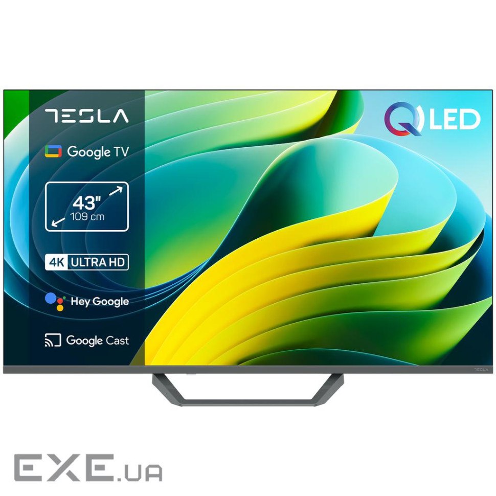 Телевізор TESLA 43" QLED 4K Q43E655GUS