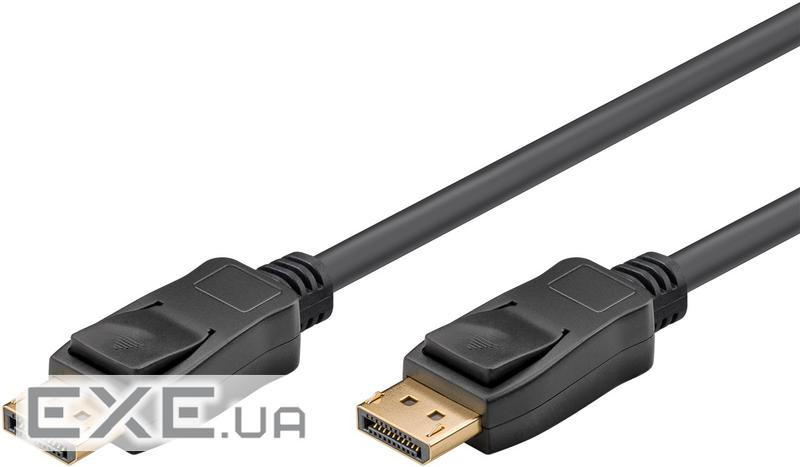 Кабель монітора-сигнальний DisplayPort M/M 2.0m,v1.4 8K@60Hz 19pin Cu Gold,чорний (75.06.1697-1) (75.06.1697-1)