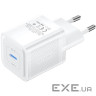 Зарядний пристрій 1xUSB-C 20W GaN + USB-C cable М-М White Vention (TZ-FEPW0-EU-01)