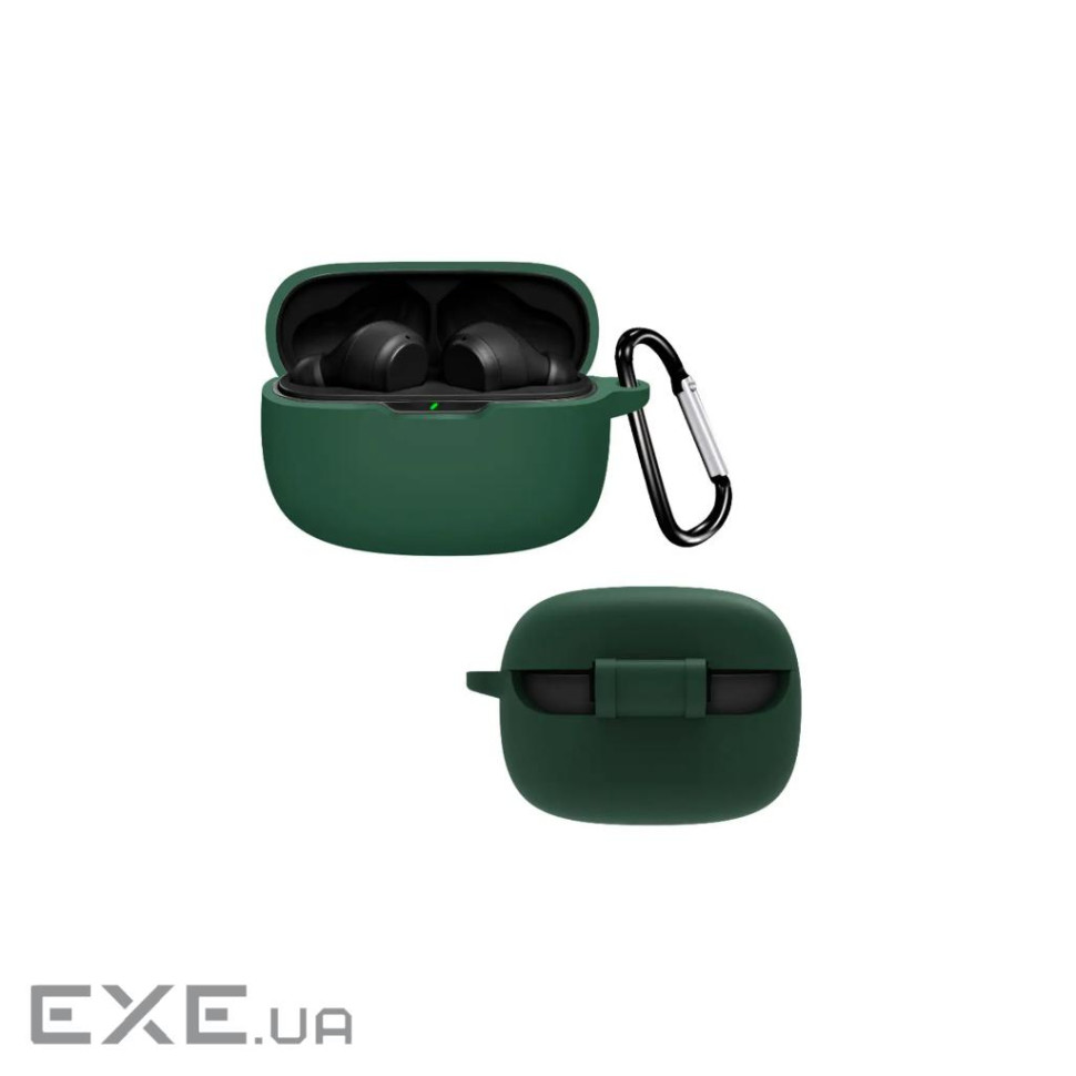 Чохол для навушників BeCover Silicon для JBL Wave Beam TWS Dark Green (710191)