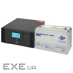 Комплект резервного живлення LogicPower B1500 + мультигелева батарея 1200 Ватт (19999)