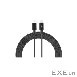 Дата кабель USB-C to Lightning 1.0m AMQGJ2B black Armorstandart (ARM64293)