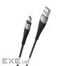 Дата кабель USB 2.0 AM to USB-C 1.0m 2.4A nylon BX32 black BOROFONE (6931474710451) (BX32CB)