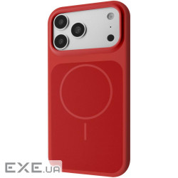 Чехол WAVE Color Circle с магнитным кольцом iPhone 17 Pro/18 Pro red (71118 red)