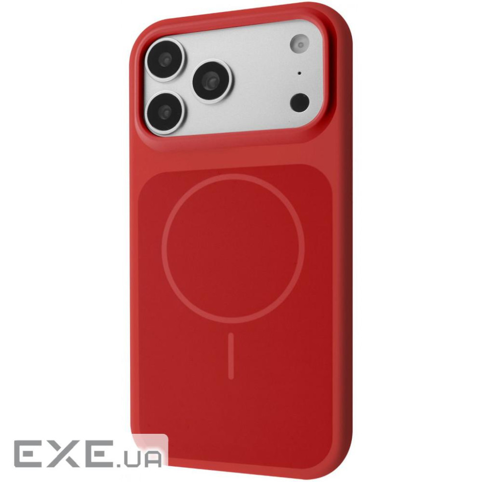 Чехол WAVE Color Circle с магнитным кольцом iPhone 17 Pro/18 Pro red (71118 red)
