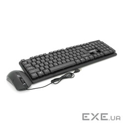 Комплект провідний KB+Mouse XSTRIKE X-1012, USB, (Eng / Укр / Pyc), Black, Box