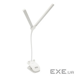 Настільна LED лампа BL-6W з прищіпкою, сенсорне включення, вбудований акумулятор, microUSB (MC40680)