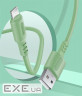 Дата кабель USB 2.0 AM to Lightning 1.0m soft silicone green ColorWay (CW-CBUL042-GR)