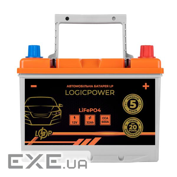 Автомобільний літієвий акумулятор LP LiFePO4 12V - 32 Ah (+ праворуч) BMS 600А (24763)