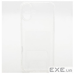 Чeхол-накладка BeCover Anti-Shock для Apple iPhone 16 Clear (712110)