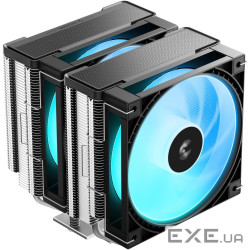 Кулер процессорный DeepCool AG620 G2 ARGB (R-AG620-BKAMMG2-G), Intel: 1851/1700, AMD: AM5/AM4, 129х1