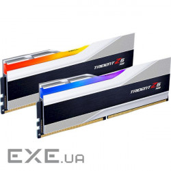 Модуль пам'яті G.SKILL Trident Z5 RGB Metallic Silver DDR5 6400MHz 32GB Ki (F5-6400J3239G16GX2-TZ5RS)