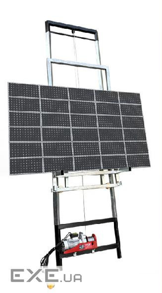 9-метровий підйомник для сонячних панелей - 13 коліс, з відкидним двигуном 3-го поколін (SPL9 / 300) (SPL9 / 300)