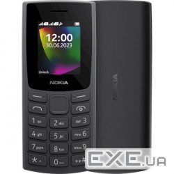 Мобільний телефон NOKIA 106 (2023) DS Charcoal (1GF019BPA2C01)
