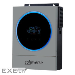 Автономний інвертор Solarverse Ampere Duo 6kW 48V 1 MPPT Wi-Fi 220V Однофазний (SV6048AD)