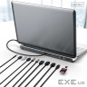 Док-станція DIGITUS USB-C > 2xHDMI/1xDP/3xUSB-A/USB-C/RJ54/PD/Audio (DA-70919)