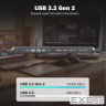 Док-станція DIGITUS USB-C > 2xHDMI/1xDP/3xUSB-A/USB-C/RJ54/PD/Audio (DA-70919)