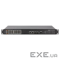 Комутатор мережевий Dahua PFS4218-16ET-190