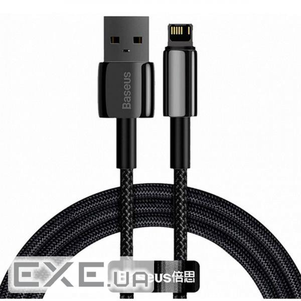 Кабель Baseus Tungsten Gold USB 2.0 to Lightning 2.4A 1M Чорний (CALWJ-01) (CALWJ-01 1м )