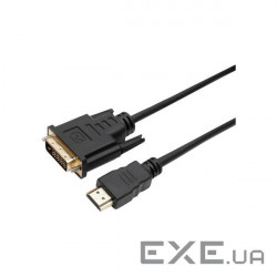 Кабель Dynamode HDMI-DVI (24+1) MM 1.8 м (DM-CL-HDMI-DVI-1.8M)