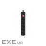 Мережевий фільтр, чорний, 3 м кабель, 5 розеток (SPG5-G-10B-PRO) (SPG5-G-10B-PRO)