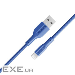 Дата кабель USB 2.0 AM to Lightning 1.0m navy Promate (xcord-ai.navy)