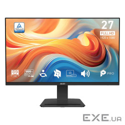 Монітор IPS 27" FHD (1920 x 1080) 1ms 144Hz 178/17 8 /VGA/DP/HDMI/колонки 2*3W MSI PRO MP273 E14A