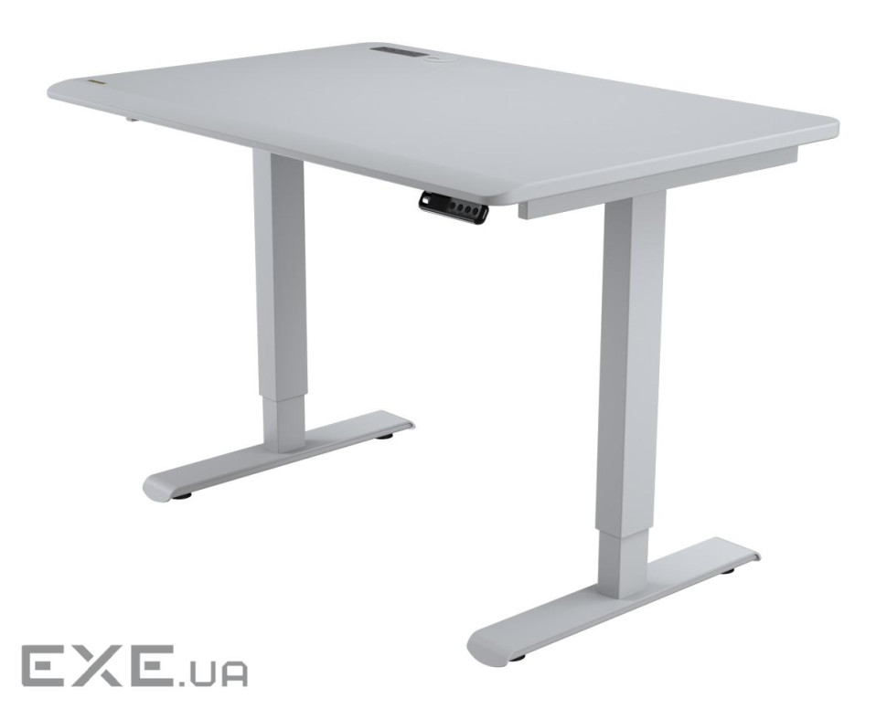Стіл комп"ютерний з електричним регулюванням висоти, стільниця 120 см, (Royal 120 Elite Lite White)