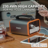 Зовн. акум. ENERGIZER PPS240W2-72000 mAh AC 150W/60W PD/2xUSB/2xDC (Сірий) )