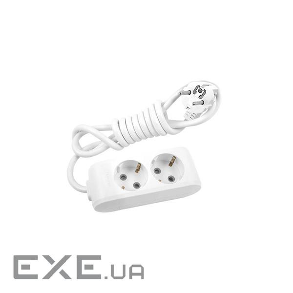 Сетевой удлинитель Panasonic X-tendia із заземленням 2 розетки, 3м (WLTB04232GR-UA) (WLTB04232GR-UA)