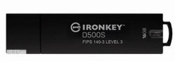 IKD500S/16GB - Kingston 16GB USB 3.2 Gen 1 Ironkey D500S FIPS 140-3 Level 3