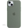 iPhone 15 Plus Silicone Case with MagSafe - Cypress,Model A3124 (MT183ZM/A)