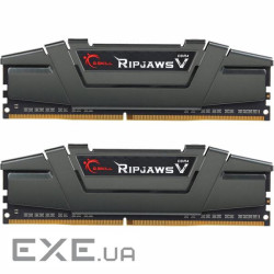 Оперативна пам'ять G.Skill 16 GB (2x8GB) DDR4 3200 MHz Ripjaws V Gunmetal Gray (F4-3200C16D-16GVGB)