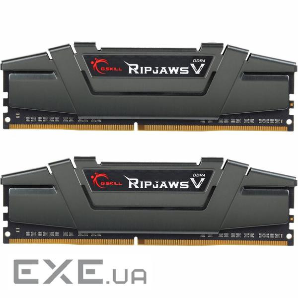 Оперативна пам'ять G.Skill 16 GB (2x8GB) DDR4 3200 MHz Ripjaws V Gunmetal Gray (F4-3200C16D-16GVGB)
