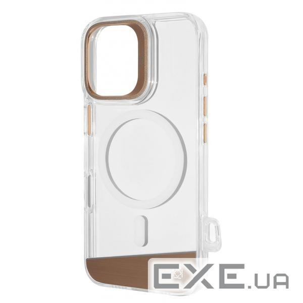 Чохол Kajsa Aluminium Shield with Magnetic Ring iPhone 16 light gold (59661 light gold)