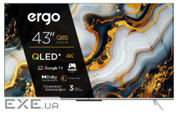 Телевізор ERGO 43" QLED 4K 43JUQ85