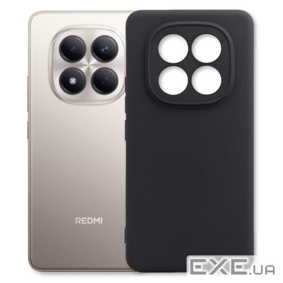 Чeхол-накладка BeCover для Xiaomi Redmi Note 15 Pro 5G Black (714974)